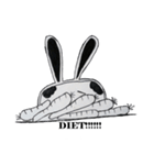 Naughty cute bunny V.1（個別スタンプ：18）