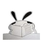 Naughty cute bunny V.1（個別スタンプ：31）