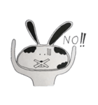 Naughty cute bunny V.1（個別スタンプ：32）