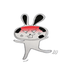 Naughty cute bunny V.1（個別スタンプ：34）