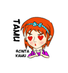 BUSI (Bu Singkat)（個別スタンプ：3）