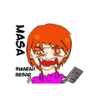 BUSI (Bu Singkat)（個別スタンプ：4）