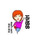 BUSI (Bu Singkat)（個別スタンプ：6）