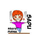 BUSI (Bu Singkat)（個別スタンプ：21）