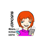 BUSI (Bu Singkat)（個別スタンプ：39）
