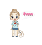 Proud to be a beautiful girl（個別スタンプ：5）