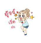 Proud to be a beautiful girl（個別スタンプ：6）