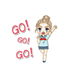 Proud to be a beautiful girl（個別スタンプ：12）
