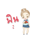 Proud to be a beautiful girl（個別スタンプ：21）