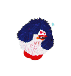 The Warm Owl, Watercolor Ung Soon（個別スタンプ：4）
