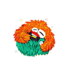 The Warm Owl, Watercolor Ung Soon（個別スタンプ：5）