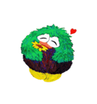 The Warm Owl, Watercolor Ung Soon（個別スタンプ：10）
