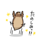 うずらスタンプ（個別スタンプ：12）