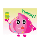 Sweet and Lovely Creamy Ice Ball（個別スタンプ：35）