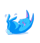 Blu the Bunny - the funky rabbit（個別スタンプ：3）