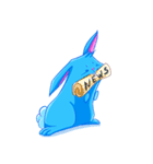 Blu the Bunny - the funky rabbit（個別スタンプ：4）