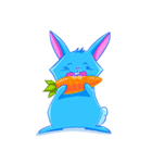 Blu the Bunny - the funky rabbit（個別スタンプ：6）