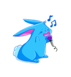 Blu the Bunny - the funky rabbit（個別スタンプ：8）