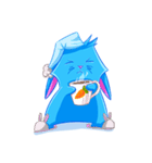 Blu the Bunny - the funky rabbit（個別スタンプ：15）