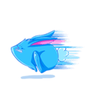 Blu the Bunny - the funky rabbit（個別スタンプ：17）