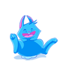Blu the Bunny - the funky rabbit（個別スタンプ：18）