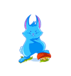 Blu the Bunny - the funky rabbit（個別スタンプ：19）