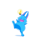 Blu the Bunny - the funky rabbit（個別スタンプ：21）