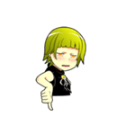 Cute girl Green hair.（個別スタンプ：20）