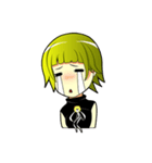 Cute girl Green hair.（個別スタンプ：23）