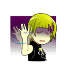 Cute girl Green hair.（個別スタンプ：29）