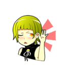 Cute girl Green hair.（個別スタンプ：30）