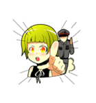 Cute girl Green hair.（個別スタンプ：31）