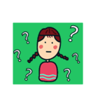 Braids girl（個別スタンプ：2）