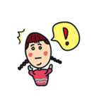 Braids girl（個別スタンプ：6）