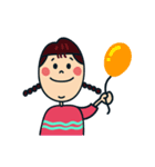 Braids girl（個別スタンプ：8）