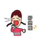 Braids girl（個別スタンプ：18）
