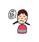 Braids girl（個別スタンプ：19）