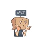 Introvert Human Cardboard（個別スタンプ：1）
