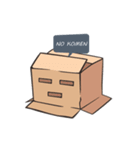 Introvert Human Cardboard（個別スタンプ：4）