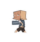 Introvert Human Cardboard（個別スタンプ：5）