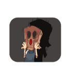 Introvert Human Cardboard（個別スタンプ：9）