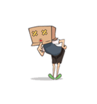 Introvert Human Cardboard（個別スタンプ：15）