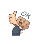 Introvert Human Cardboard（個別スタンプ：18）
