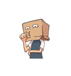 Introvert Human Cardboard（個別スタンプ：23）