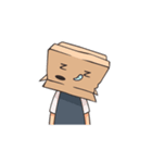 Introvert Human Cardboard（個別スタンプ：25）