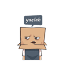 Introvert Human Cardboard（個別スタンプ：26）