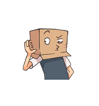 Introvert Human Cardboard（個別スタンプ：37）