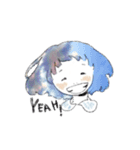 空とおんなのこ（個別スタンプ：4）