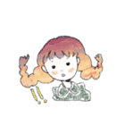 空とおんなのこ（個別スタンプ：5）
