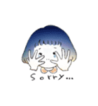空とおんなのこ（個別スタンプ：6）